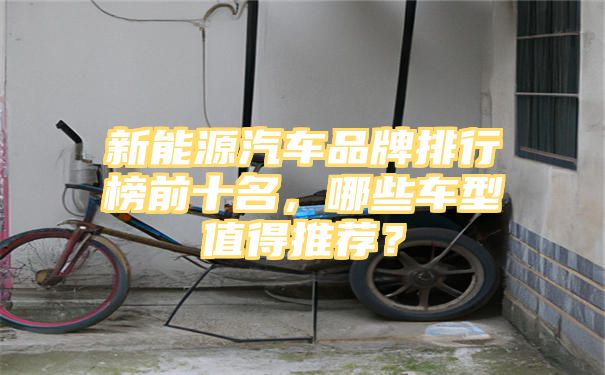 新能源汽车品牌排行榜前十名，哪些车型值得推荐？