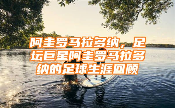 阿圭罗马拉多纳，足坛巨星阿圭罗马拉多纳的足球生涯回顾