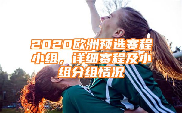 2020欧洲预选赛程小组，详细赛程及小组分组情况