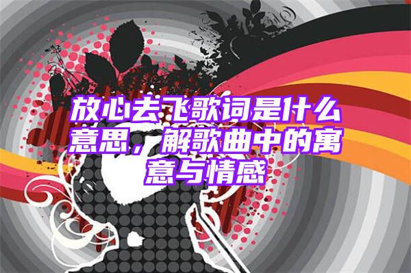 放心去飞歌词是什么意思，解歌曲中的寓意与情感