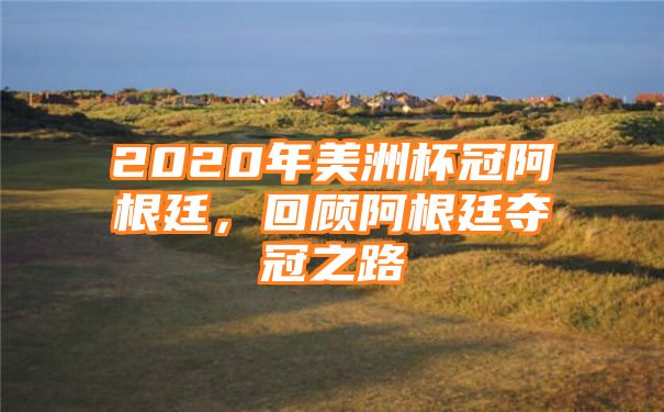 2020年美洲杯冠阿根廷，回顾阿根廷夺冠之路