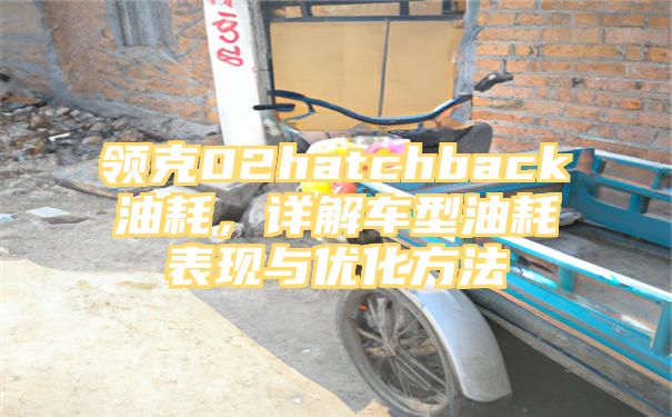 领克02hatchback油耗，详解车型油耗表现与优化方法