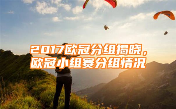 2017欧冠分组揭晓，欧冠小组赛分组情况