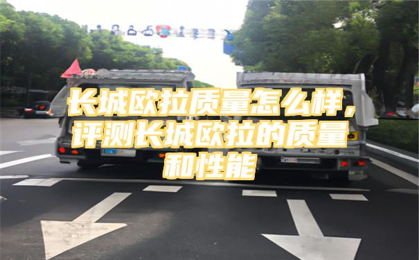 长城欧拉质量怎么样，评测长城欧拉的质量和性能