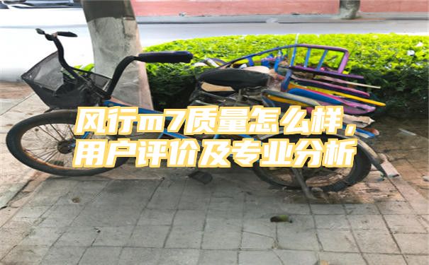 风行m7质量怎么样，用户评价及专业分析