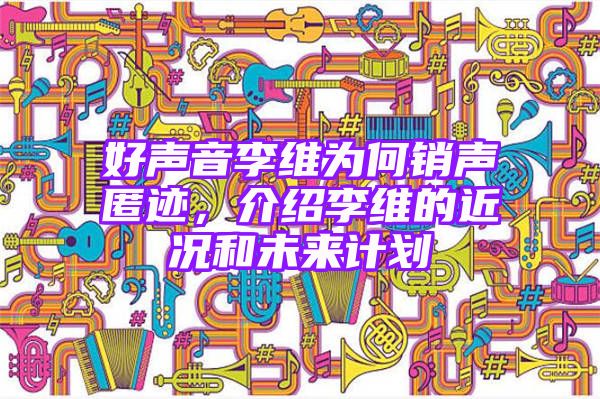 好声音李维为何销声匿迹，介绍李维的近况和未来计划