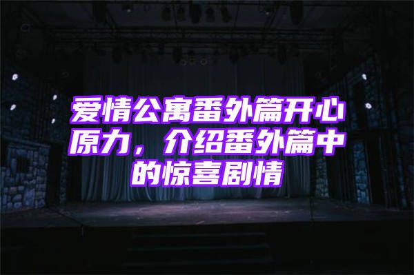 爱情公寓番外篇开心原力，介绍番外篇中的惊喜剧情