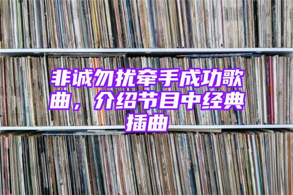 非诚勿扰牵手成功歌曲，介绍节目中经典插曲