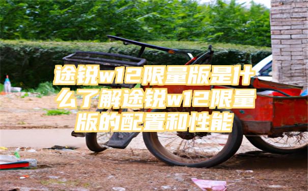 途锐w12限量版是什么了解途锐w12限量版的配置和性能