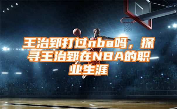 王治郅打过nba吗，探寻王治郅在NBA的职业生涯