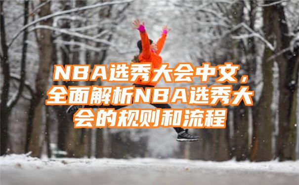 NBA选秀大会中文，全面解析NBA选秀大会的规则和流程