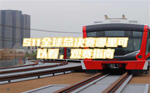 S11全球总决赛哪里可以看，观赛指南