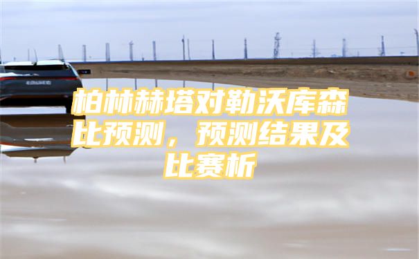 柏林赫塔对勒沃库森比预测，预测结果及比赛析