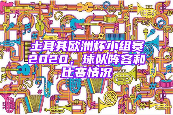 土耳其欧洲杯小组赛2020，球队阵容和比赛情况