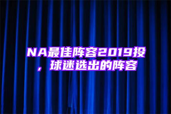 NA最佳阵容2019投，球迷选出的阵容