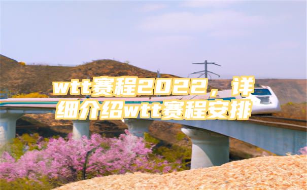 wtt赛程2022，详细介绍wtt赛程安排