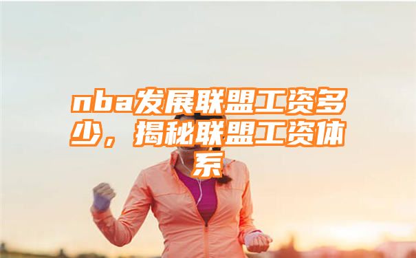 nba发展联盟工资多少，揭秘联盟工资体系