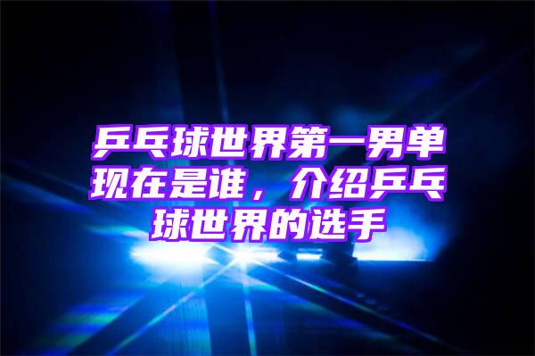 乒乓球世界第一男单现在是谁，介绍乒乓球世界的选手