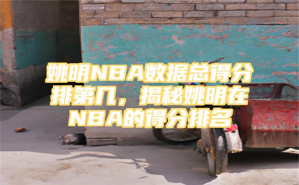 姚明NBA数据总得分排第几，揭秘姚明在NBA的得分排名