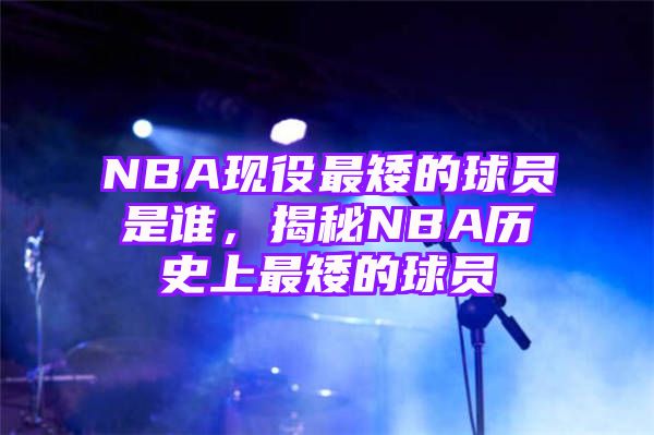 NBA现役最矮的球员是谁，揭秘NBA历史上最矮的球员