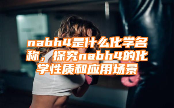 nabh4是什么化学名称，探究nabh4的化学性质和应用场景